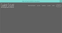 Desktop Screenshot of cookiecrazie.com